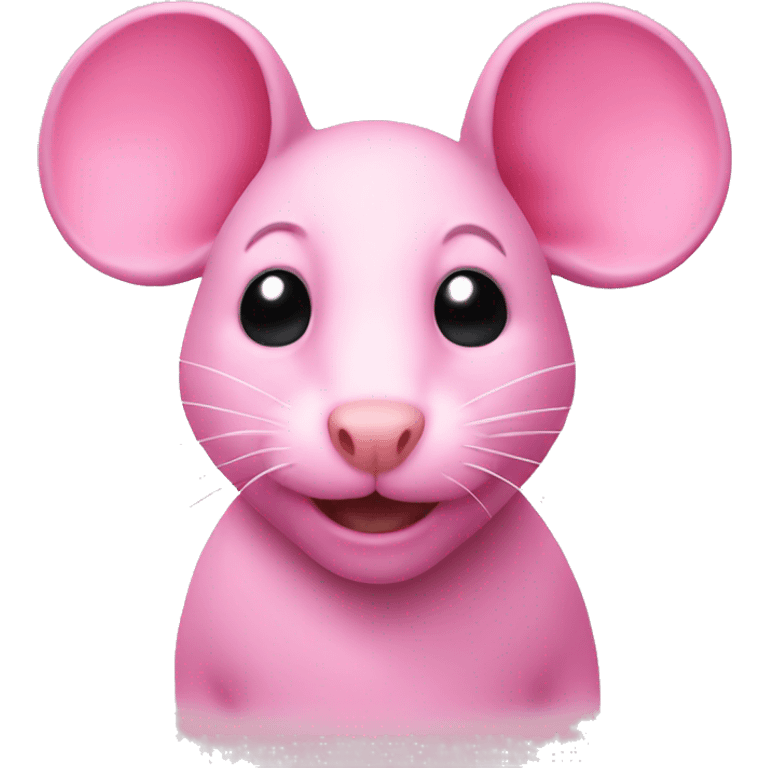 Pink rat  emoji