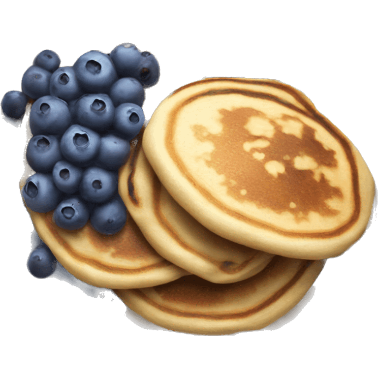 Blueberry pancakes  emoji