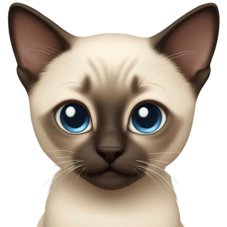 Siamese kitten emoji