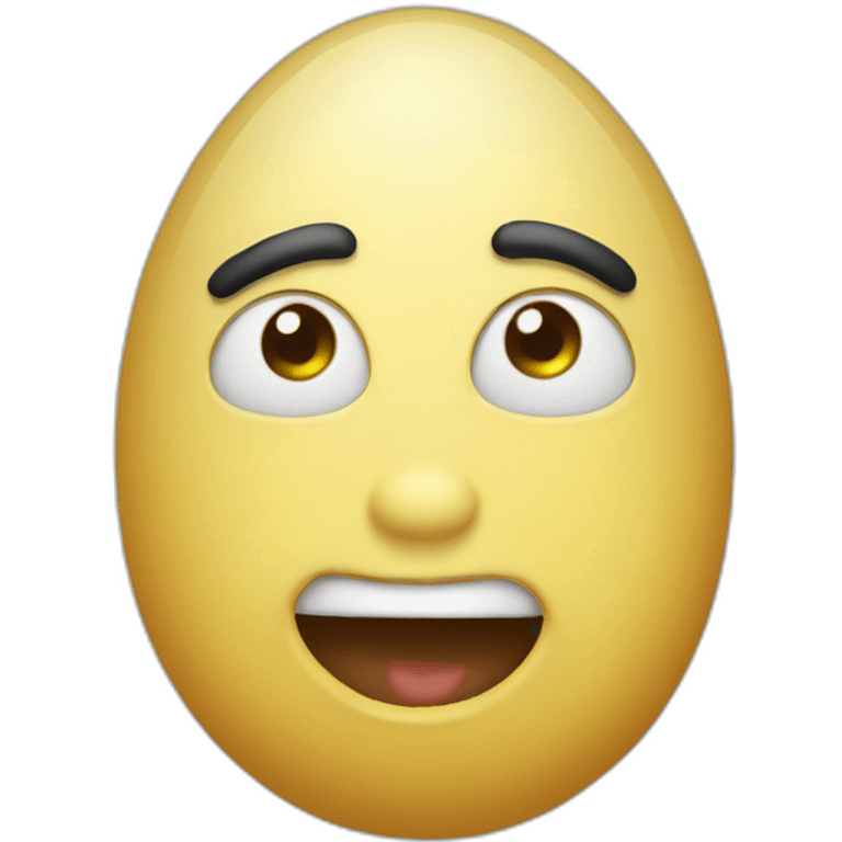 Cabeza de huevo emoji