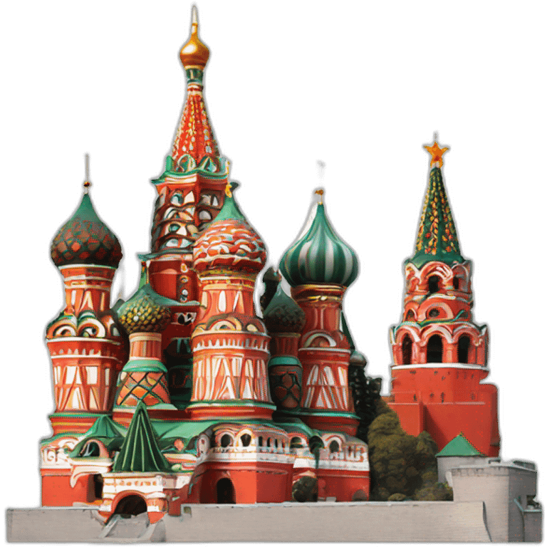 Red Square Moscow emoji