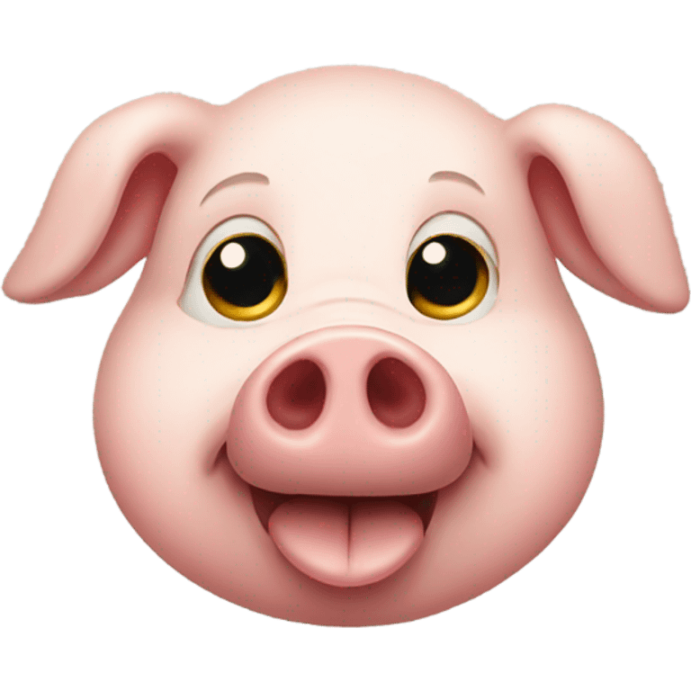 Pig with nose ring  emoji