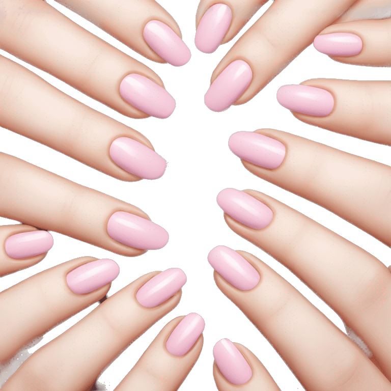 Light pink nails emoji