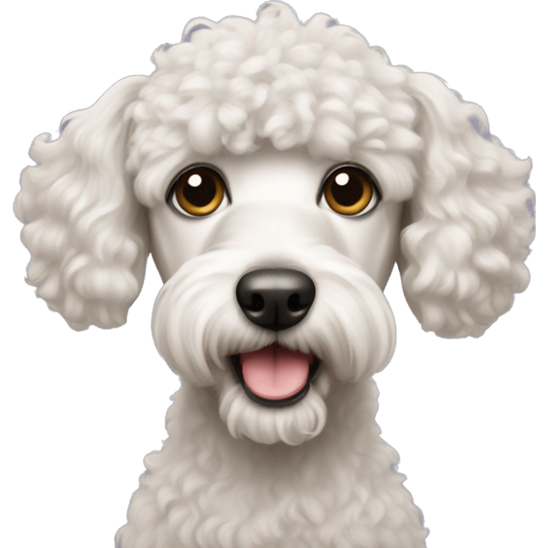 poodle terrier mix dog emoji