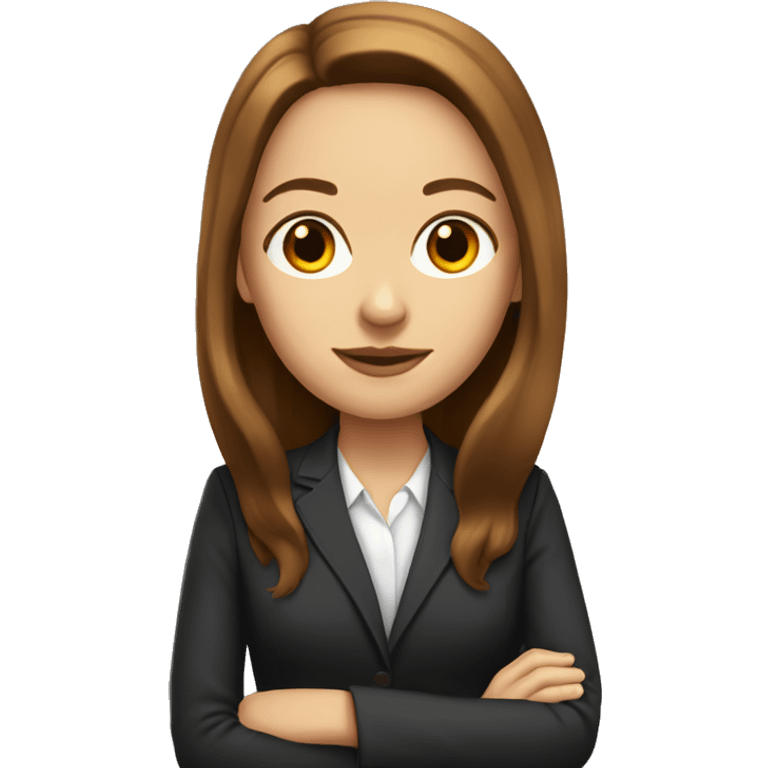 white-girl-with-long-brown-hair-lawyer emoji