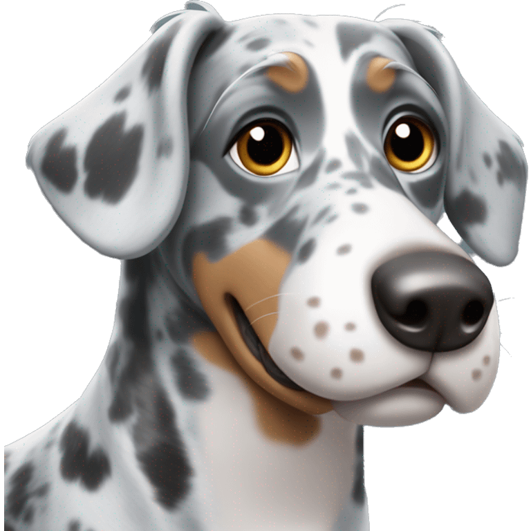 Blue Merle weiner dog emoji