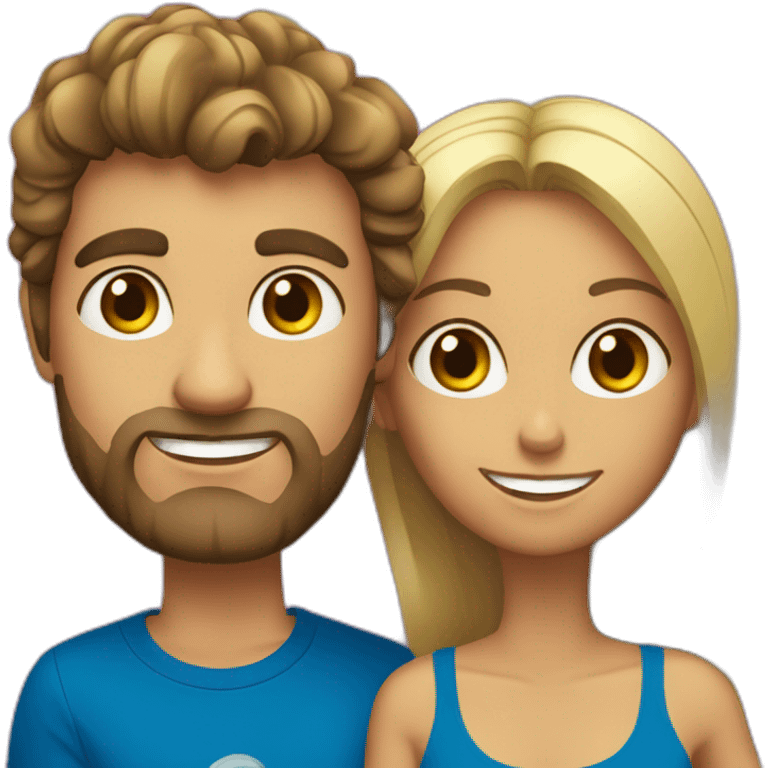 bastien and ines in rio de janeiro emoji