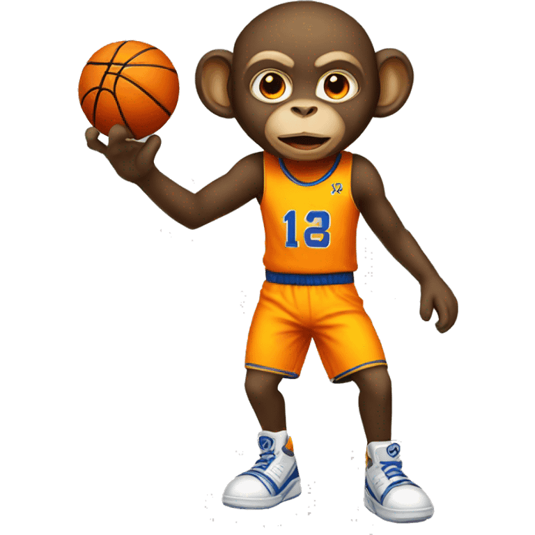 monkey basketball emoji