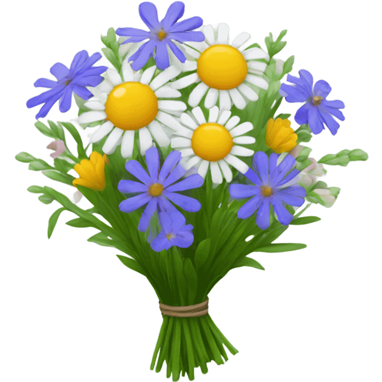 A beautiful bouquet of wild flowers  emoji