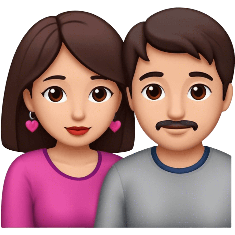 pareja latina de hombre y mujer enamorados emoji