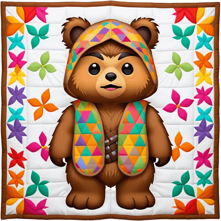 An Ewok quilt emoji