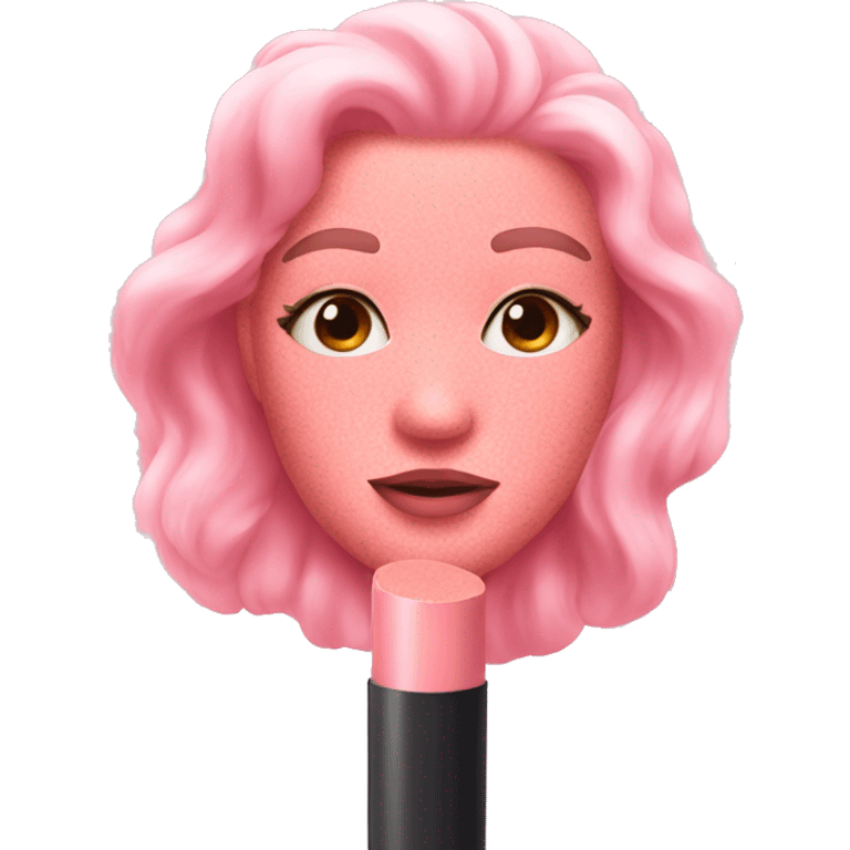 blush stick emoji