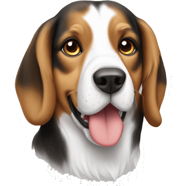 Beagle dog Australian Shepard coloring  emoji