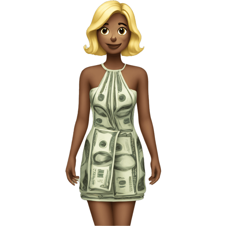 Money dress emoji