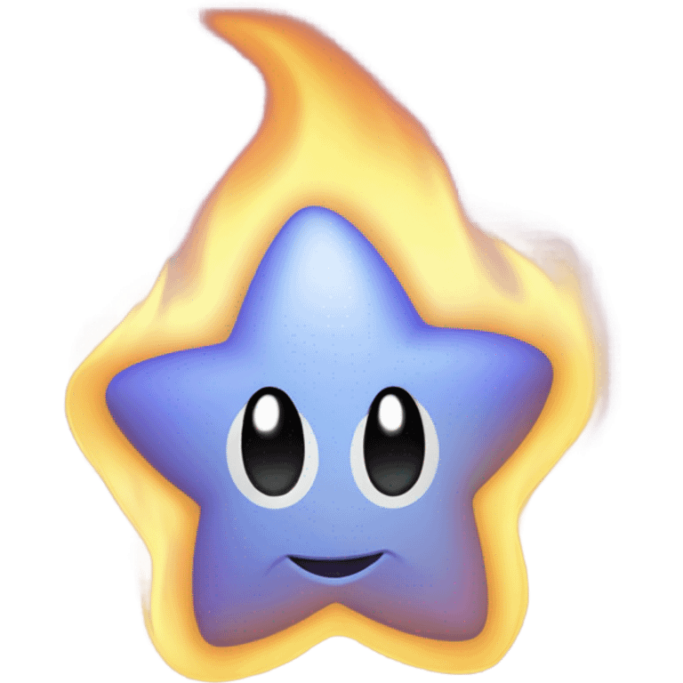 Periwinkle fire emoji