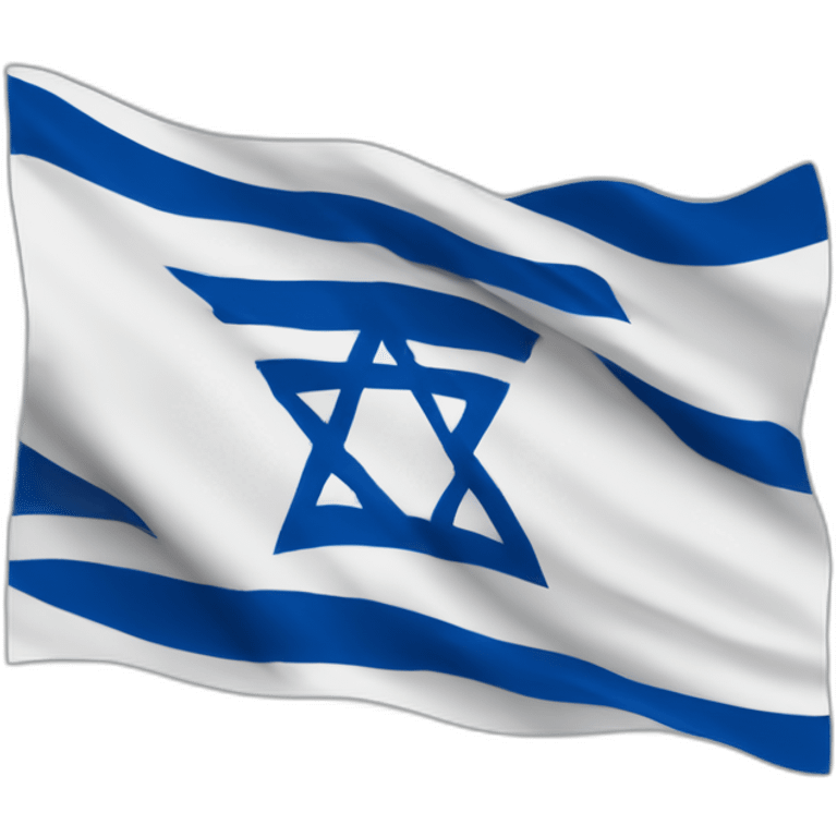 Drapeau Israël brûlé emoji