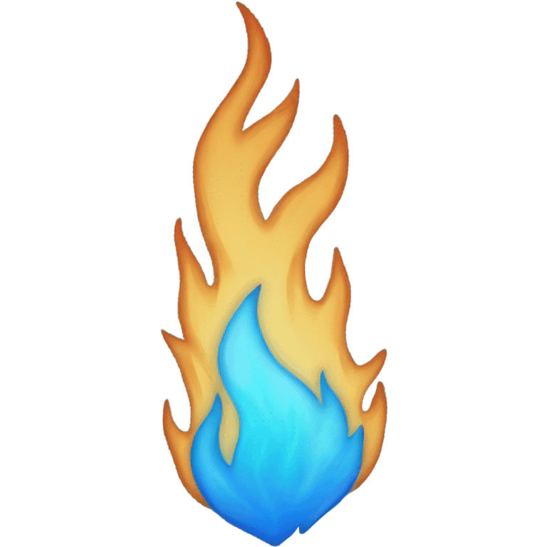 blue fire  emoji