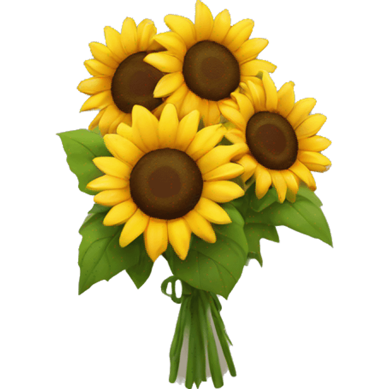 Sunflower bouquet  emoji