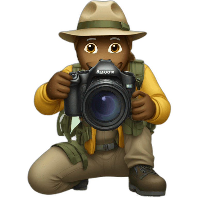 Wildlife photographer emoji