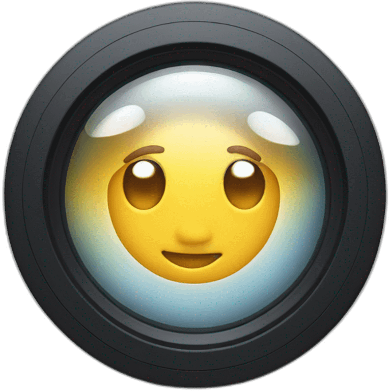 Focus lens emoji