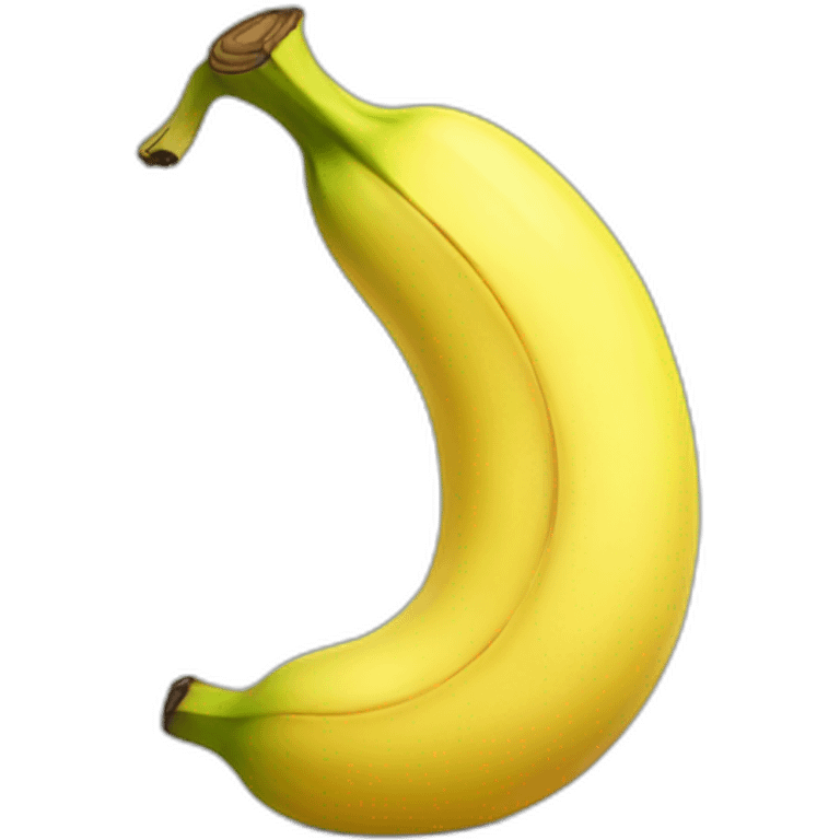 Sad banana emoji