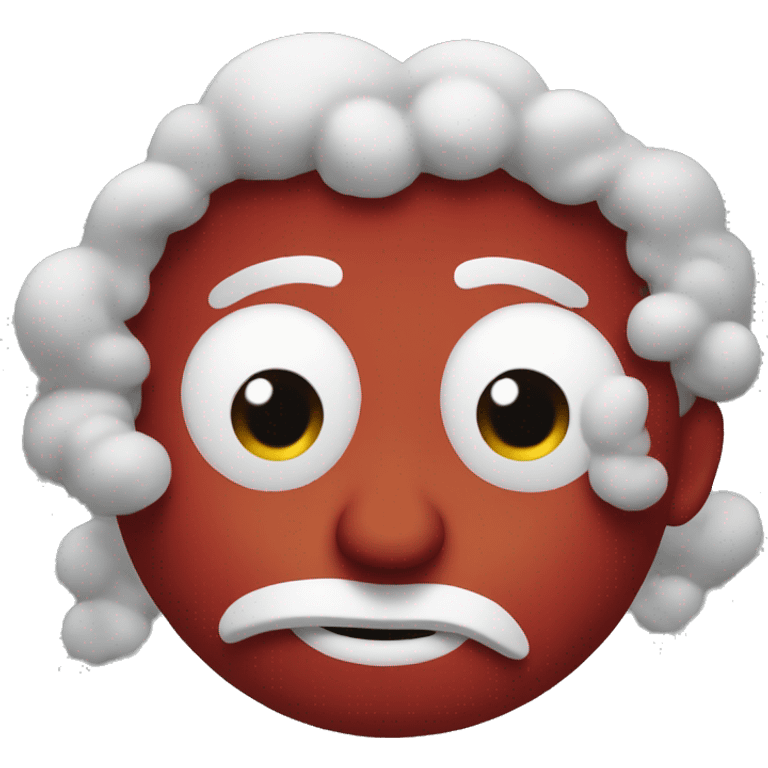 Red cloud emoji