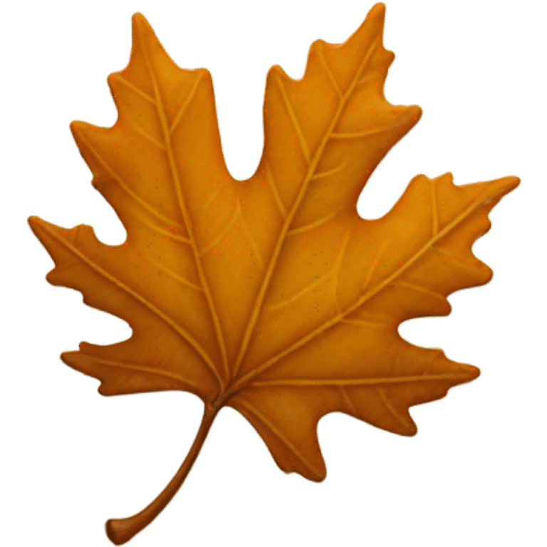 Fall leaf emoji