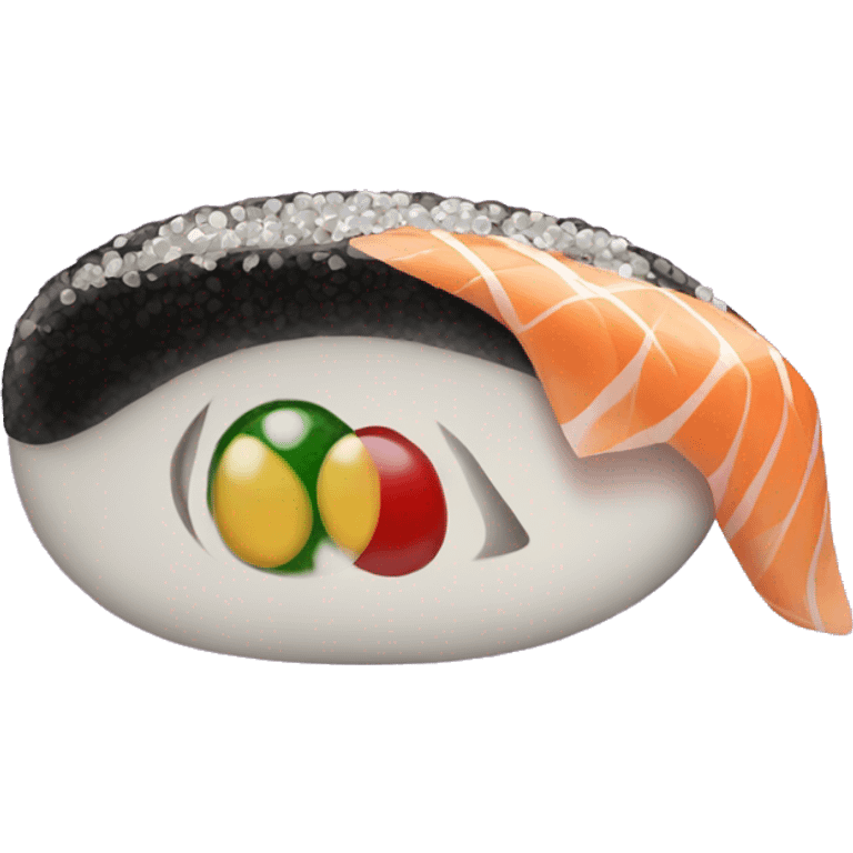 Sparkling sushi emoji