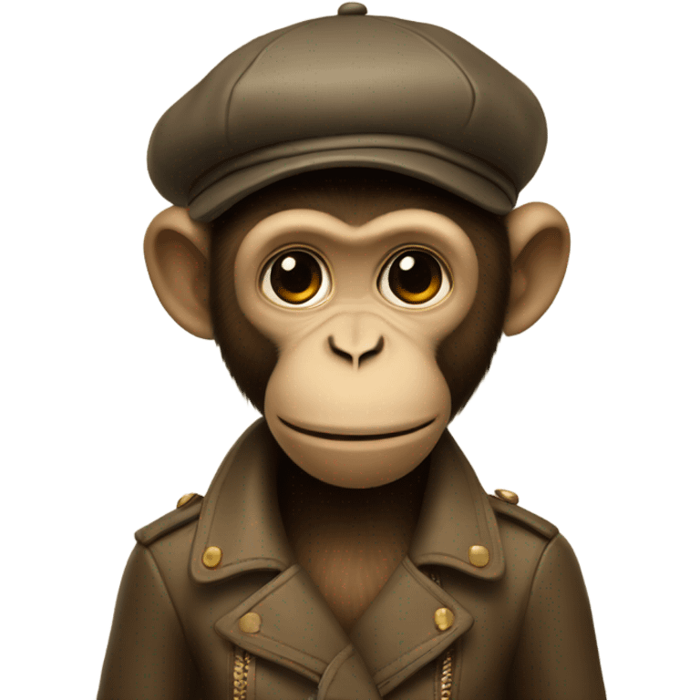 Monkey with beret emoji