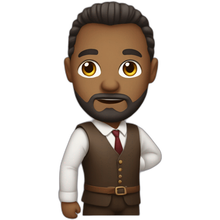 a businessman in vikings style emoji