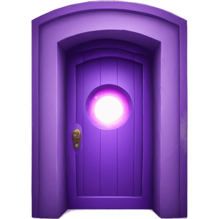 Purple galactic portal door emoji