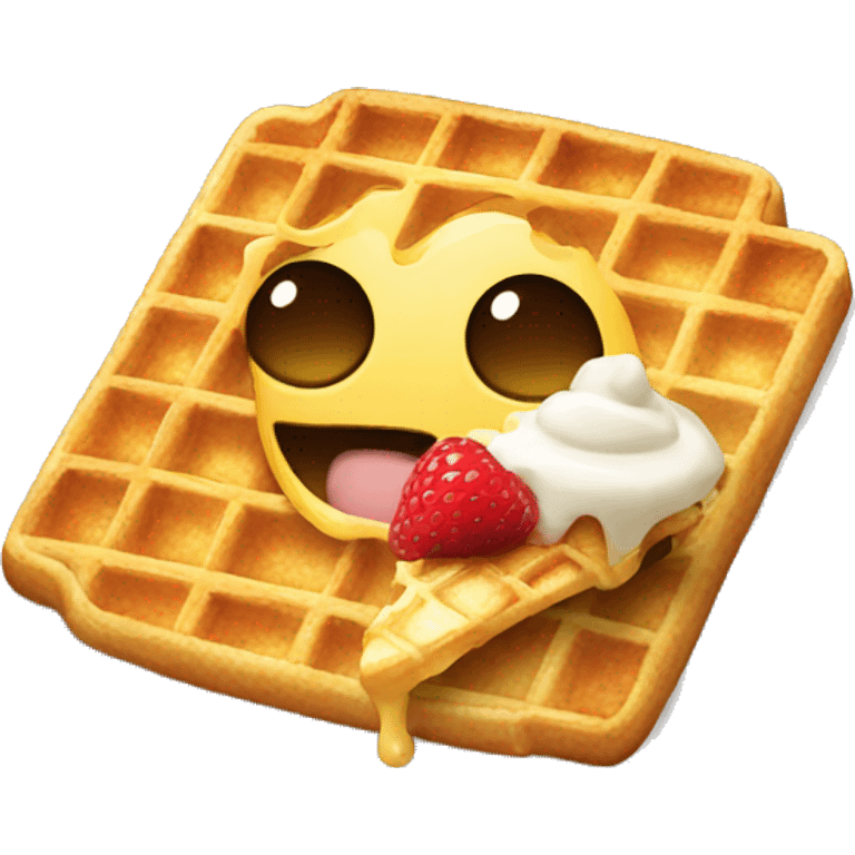 CaseOh eating waffle emoji