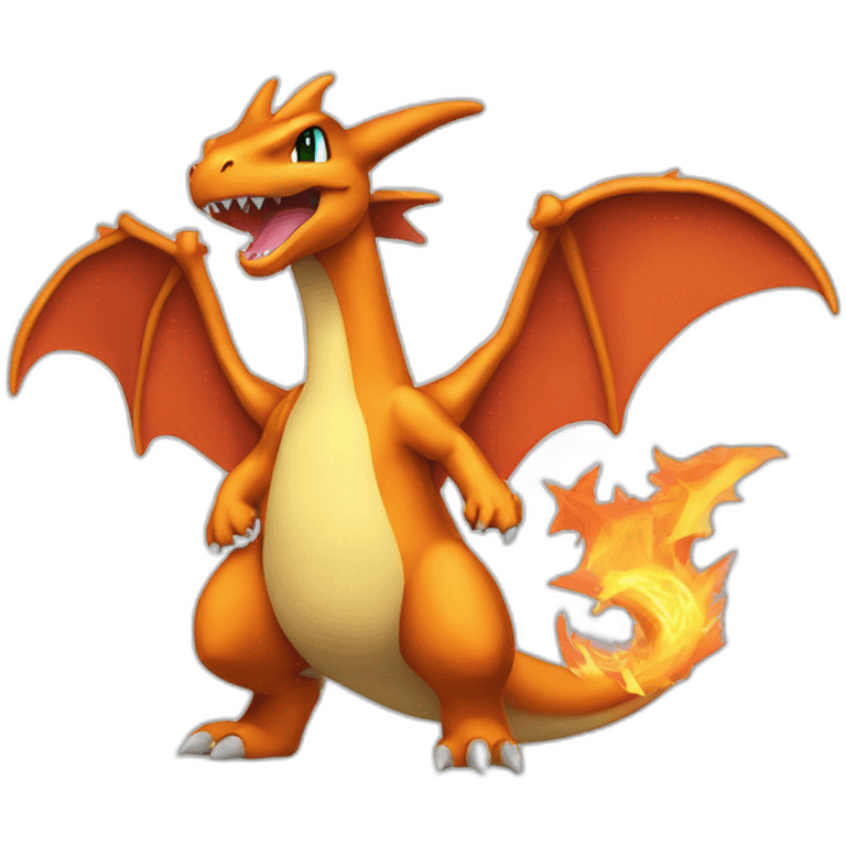 Charizard from 1st gen emoji