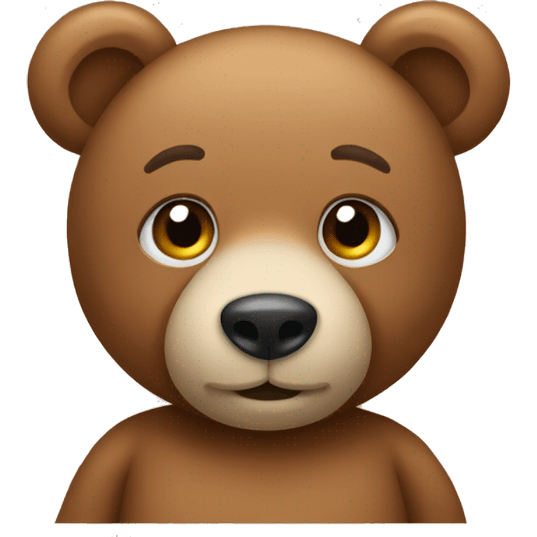 Teddy bear with kufeya emoji