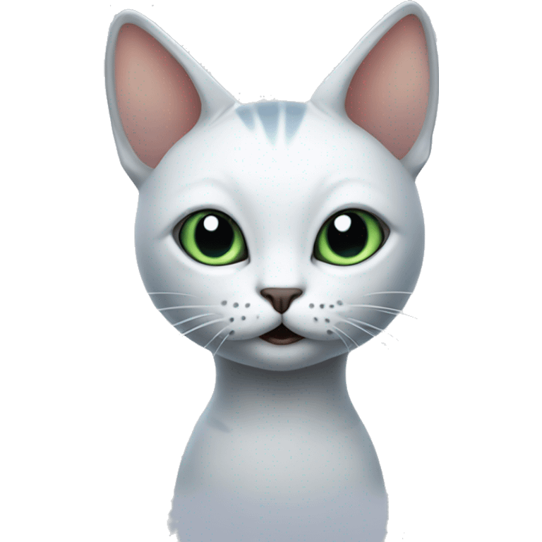 cat as an alien emoji