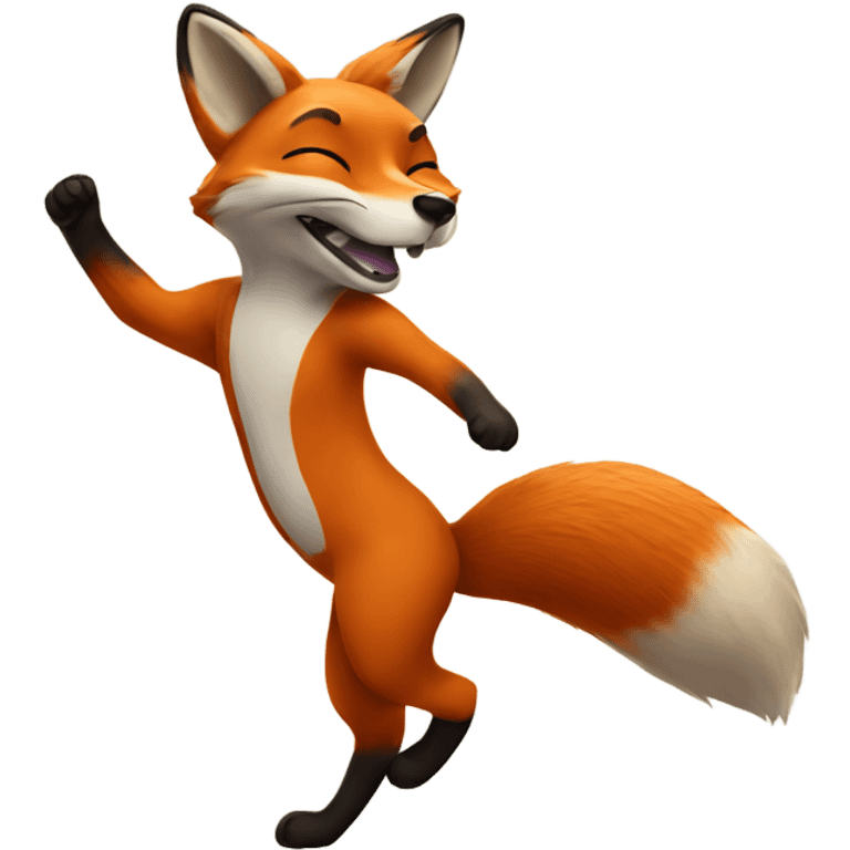 fox dancing emoji