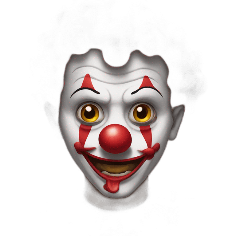 clown scary emoji