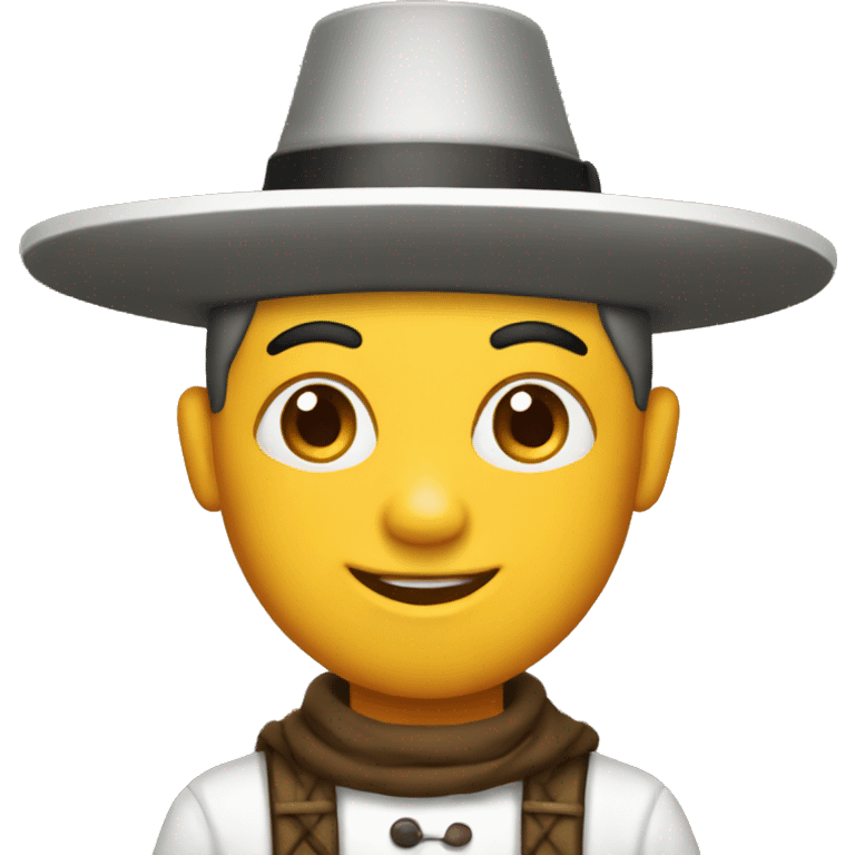 Thanksgiving white pilgrim emoji