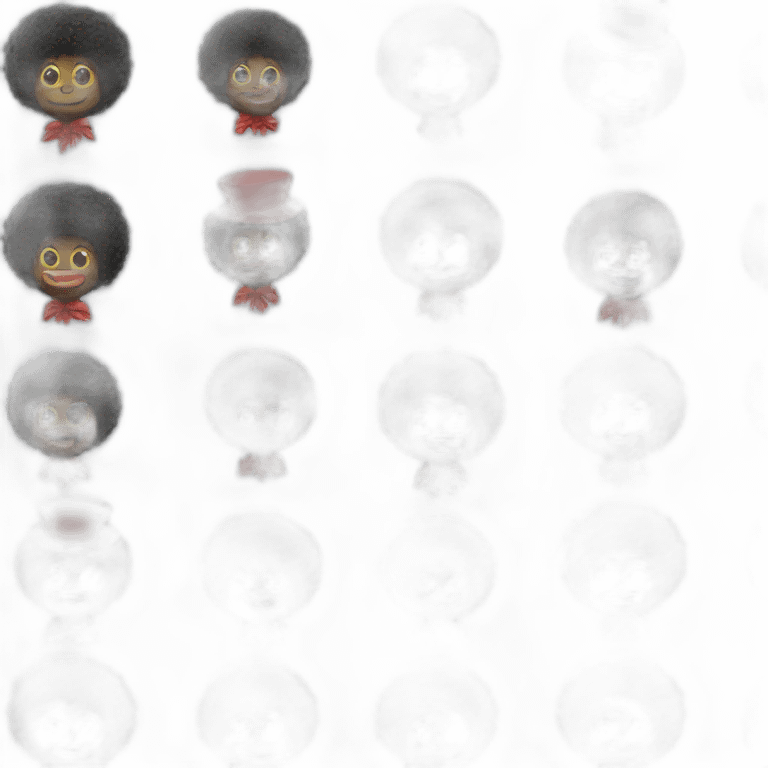 Golliwog is an airplane emoji