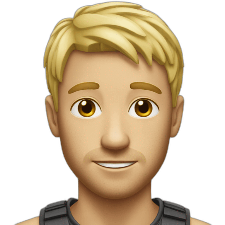 Blond-man-Freckles-Fringe emoji