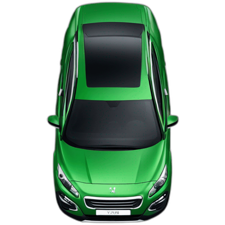 Peugeot 3008 verde emoji