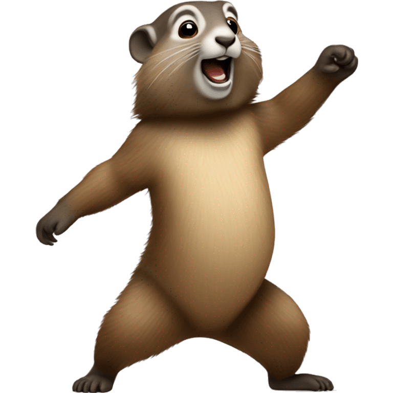 Marmotte dancing emoji