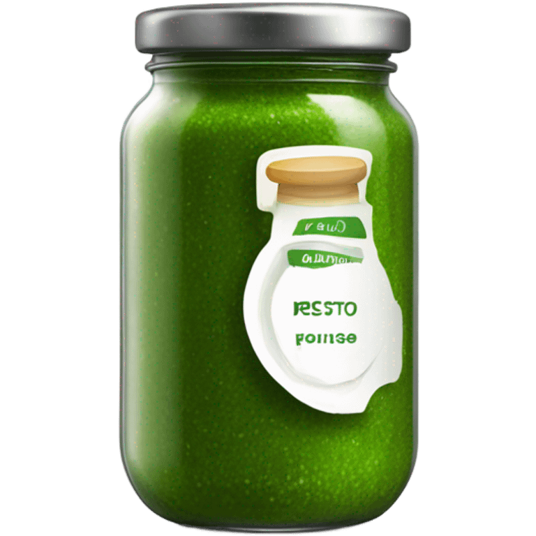 Jar of pesto sauce  emoji