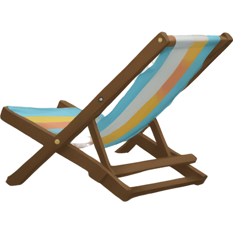 Beach chair emoji