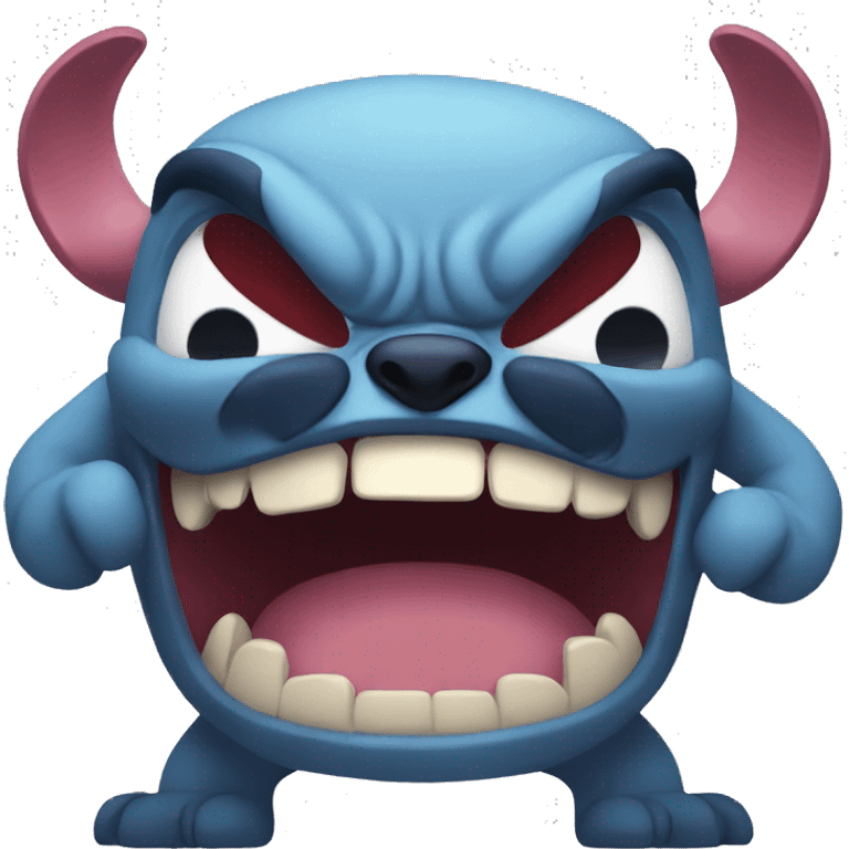 Angry stitch emoji