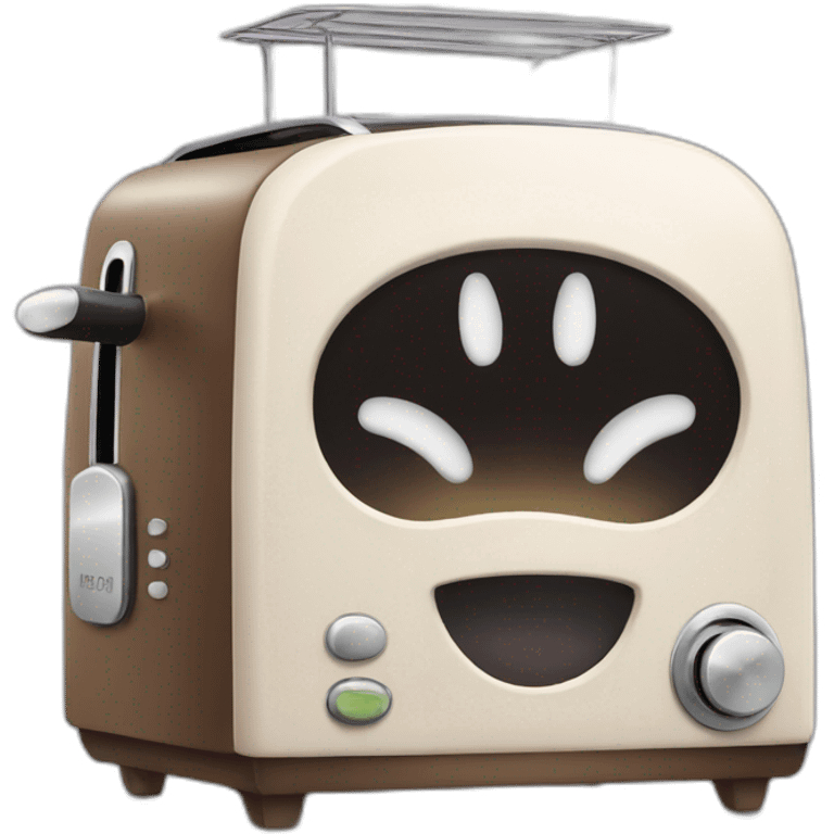 Toaster as a monster emoji