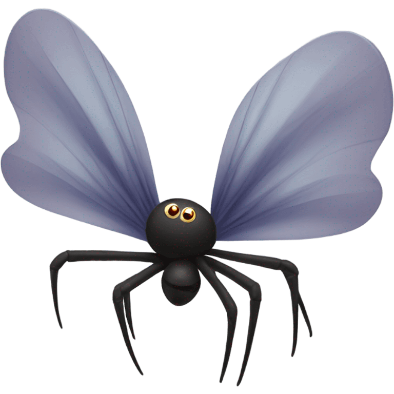 Flying spider emoji