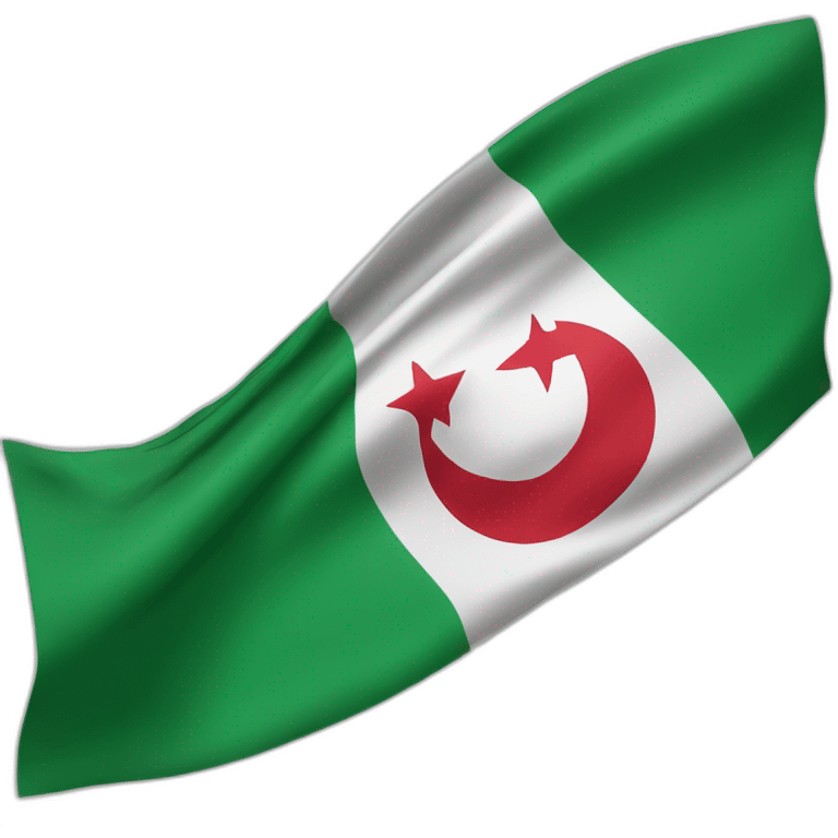 Drapeau algerie englame emoji