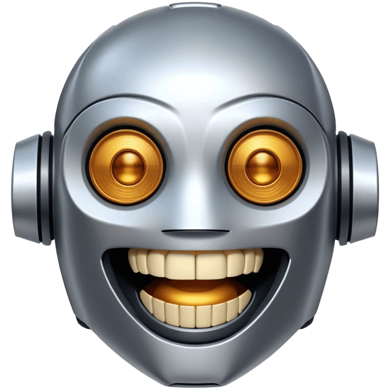 Laugh Out Loud Robot emoji