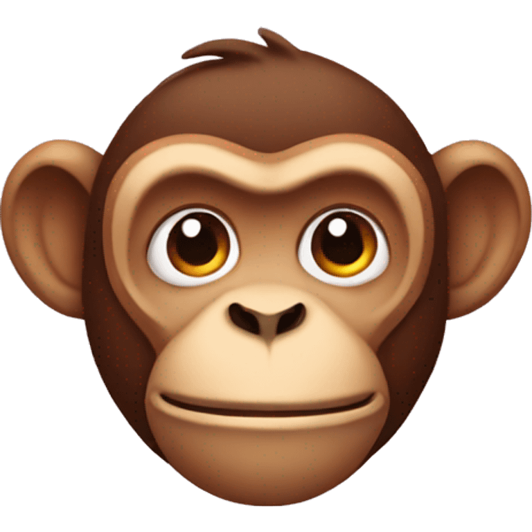 Monkey with bow emoji